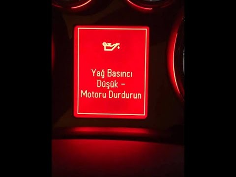 Yağ Basıncı Düşüklüğü